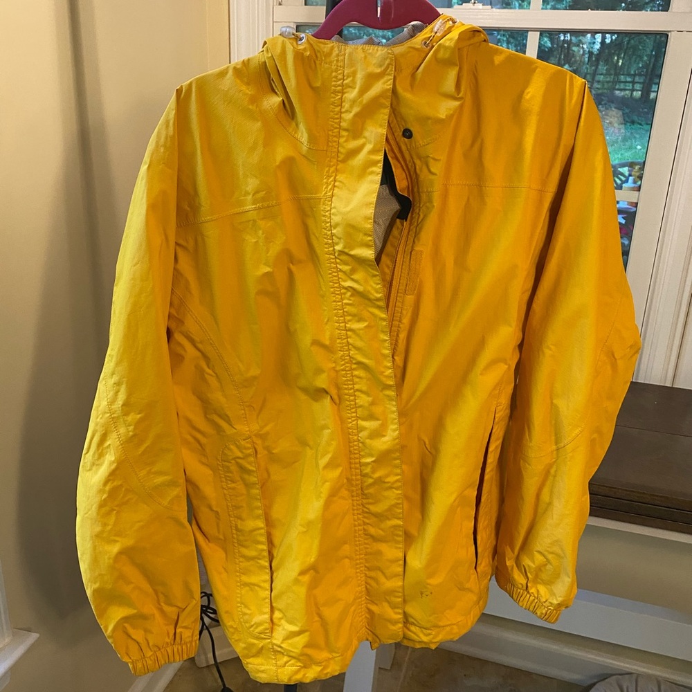 LL Bean Yellow Rain Coat